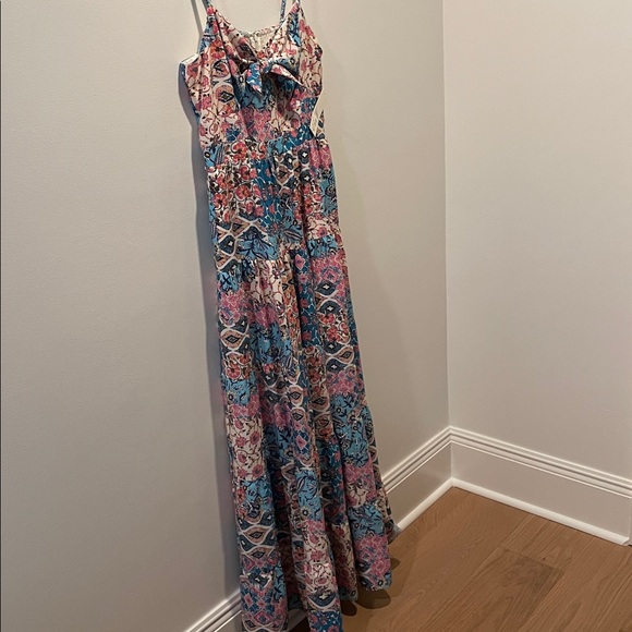 Eliza J Mixed Print Floral Tiered Maxi Dress Size 14, NWT - Picture 8 of 16
